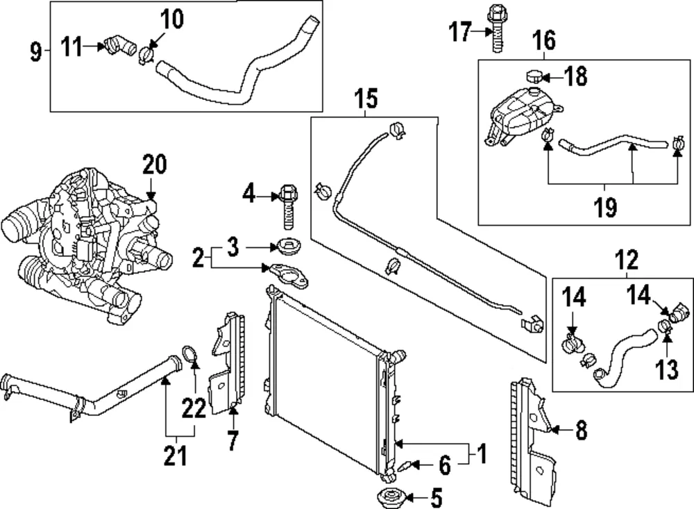 Expansion Tank - Kia (25430-L0500)