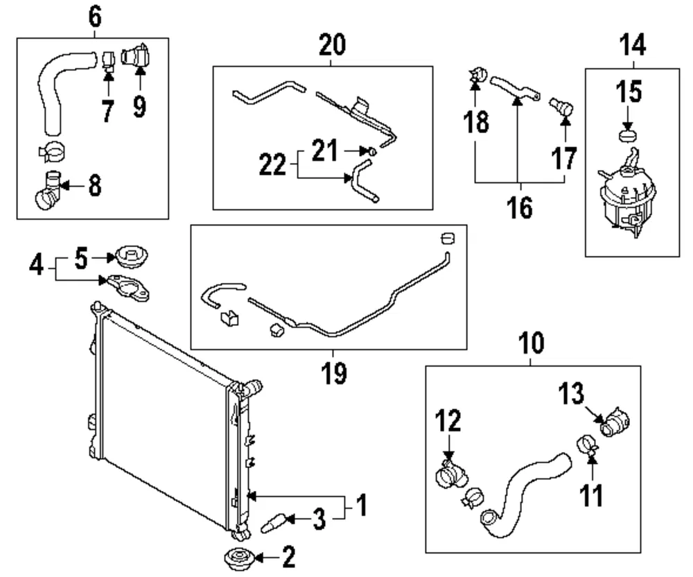 Reservoir Assembly - Kia (25430-P4100)