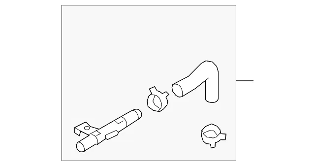 Hose & Tube Assembly - Kia (25443-G2600)