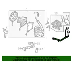 Pipe - Kia (25460-2S500) - view 4