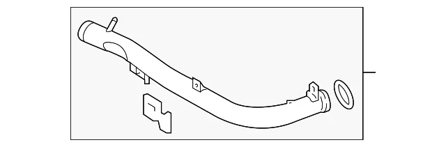Water Hose Assembly - Kia (25460-3CGH0)