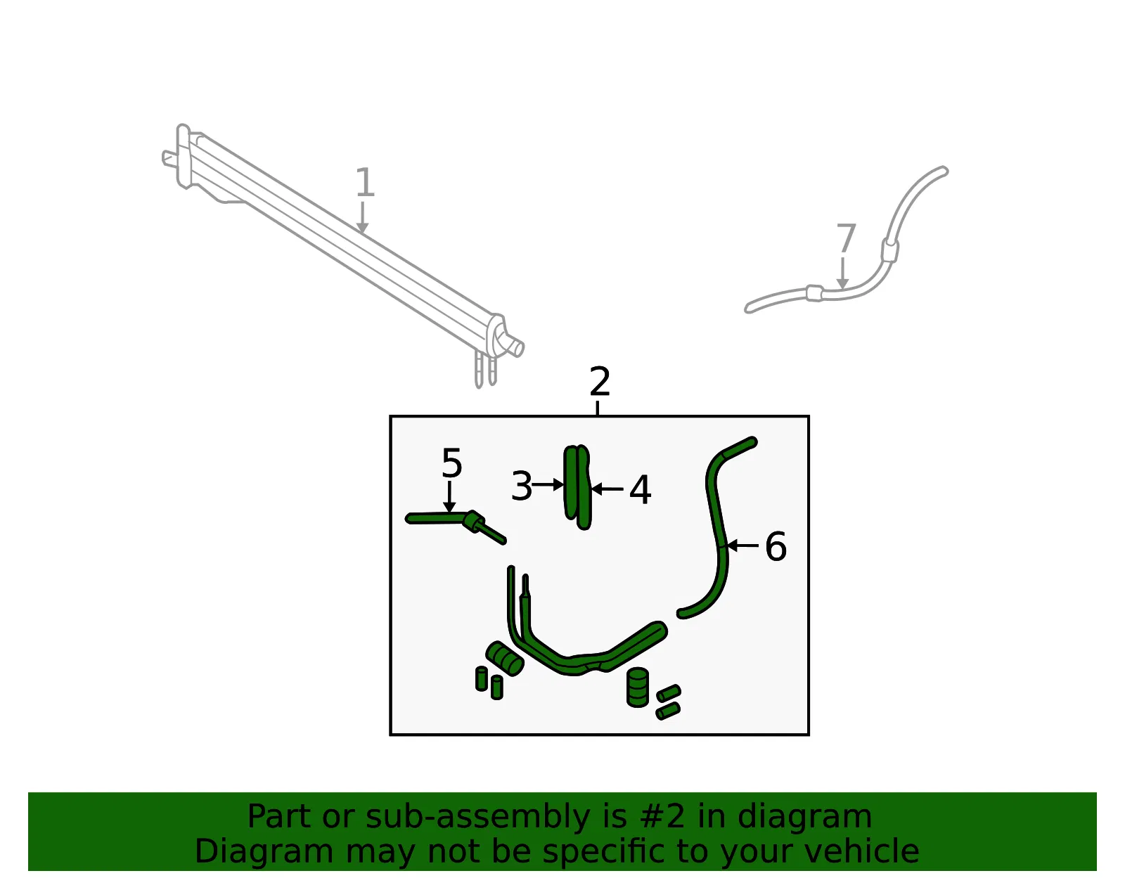 Pipe Assembly - Kia (25470-4D900) - view 2