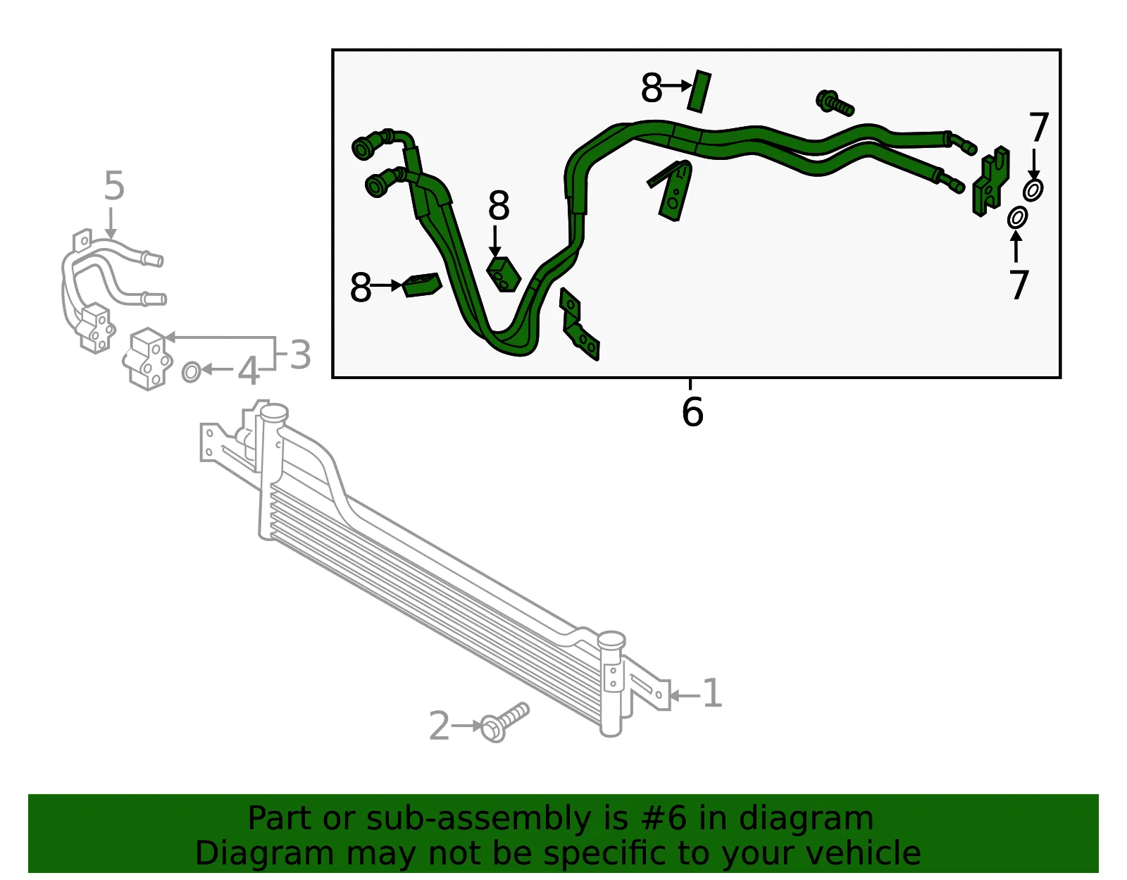 Tube Assembly - Kia (25470-J5150) - view 2