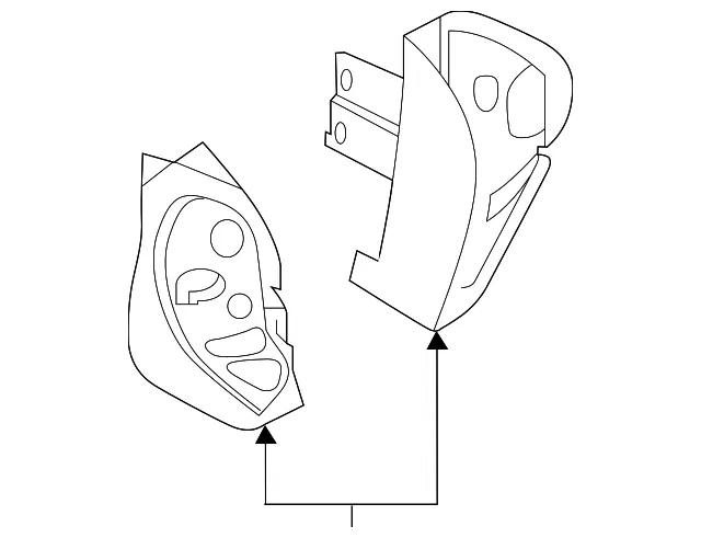 Remote Control - Nissan (25550-5SE4A)