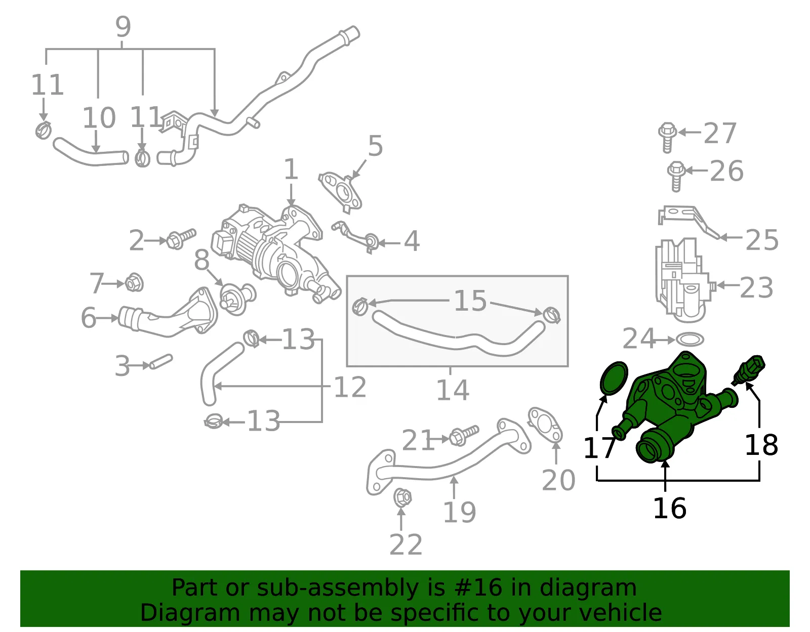 Temp Control - Kia (25600-2E271) - view 2