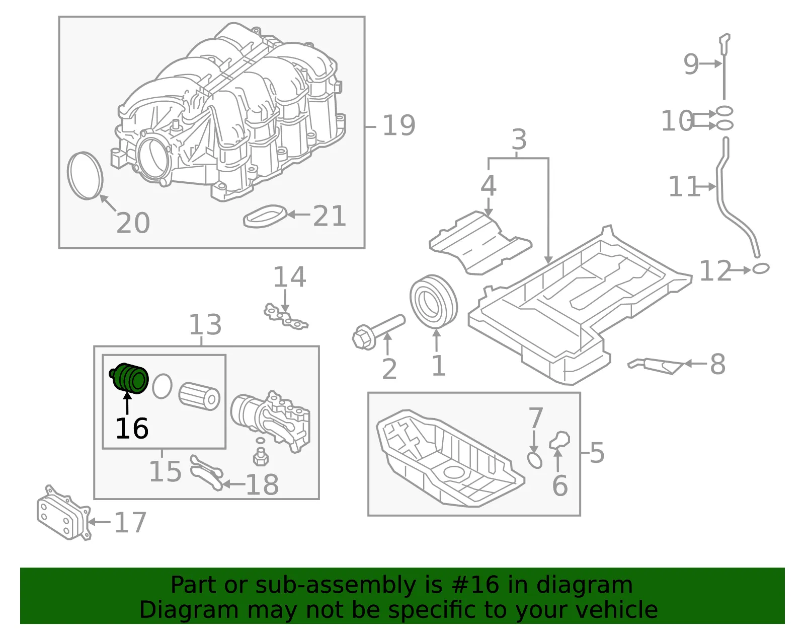 Cap - Kia (26332-3F300) - view 2