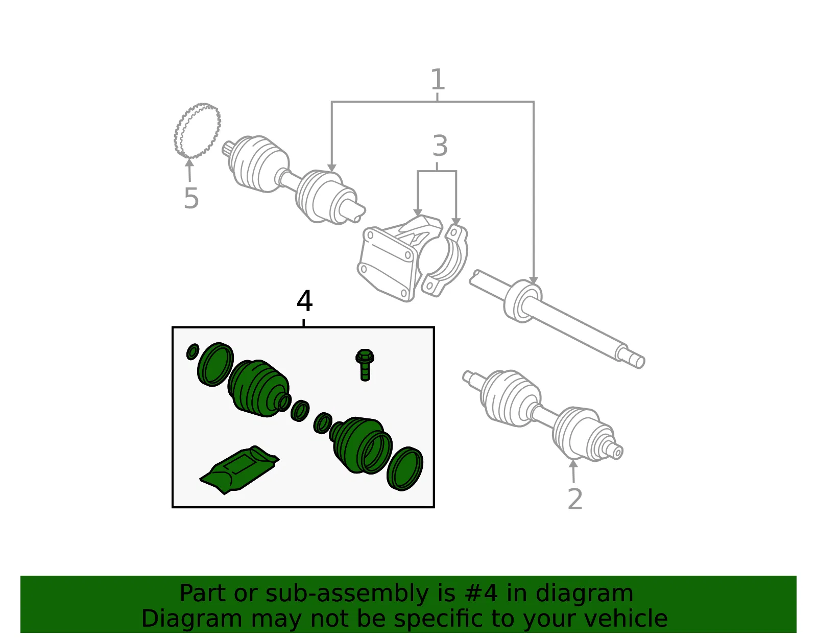 Cv Joint Boot Kit - Volvo (274337) - view 3