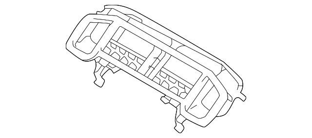 Center Ventilator and Defroster Adapter - Nissan (27865-6GP0A)