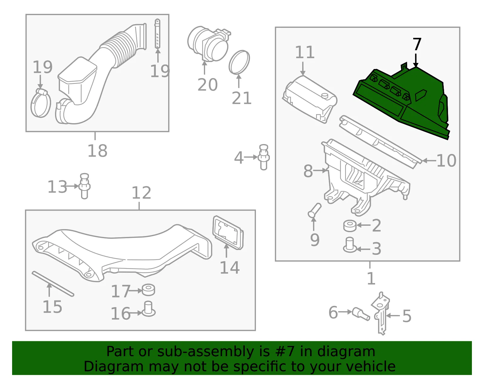 Upper Cover - Kia (28111-E6100) - view 2