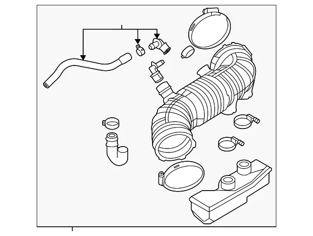 Intake Pipe - Kia (28130-R0300)