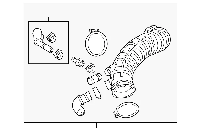 Air Hose - Kia (28140-A7900)