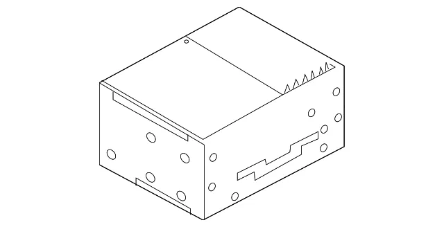 Radio Control Unit - Nissan (28185-9FM0A)