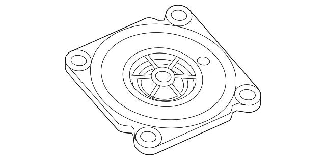Inst Panel Speaker - Nissan (281E1-6CA2A) - view 2