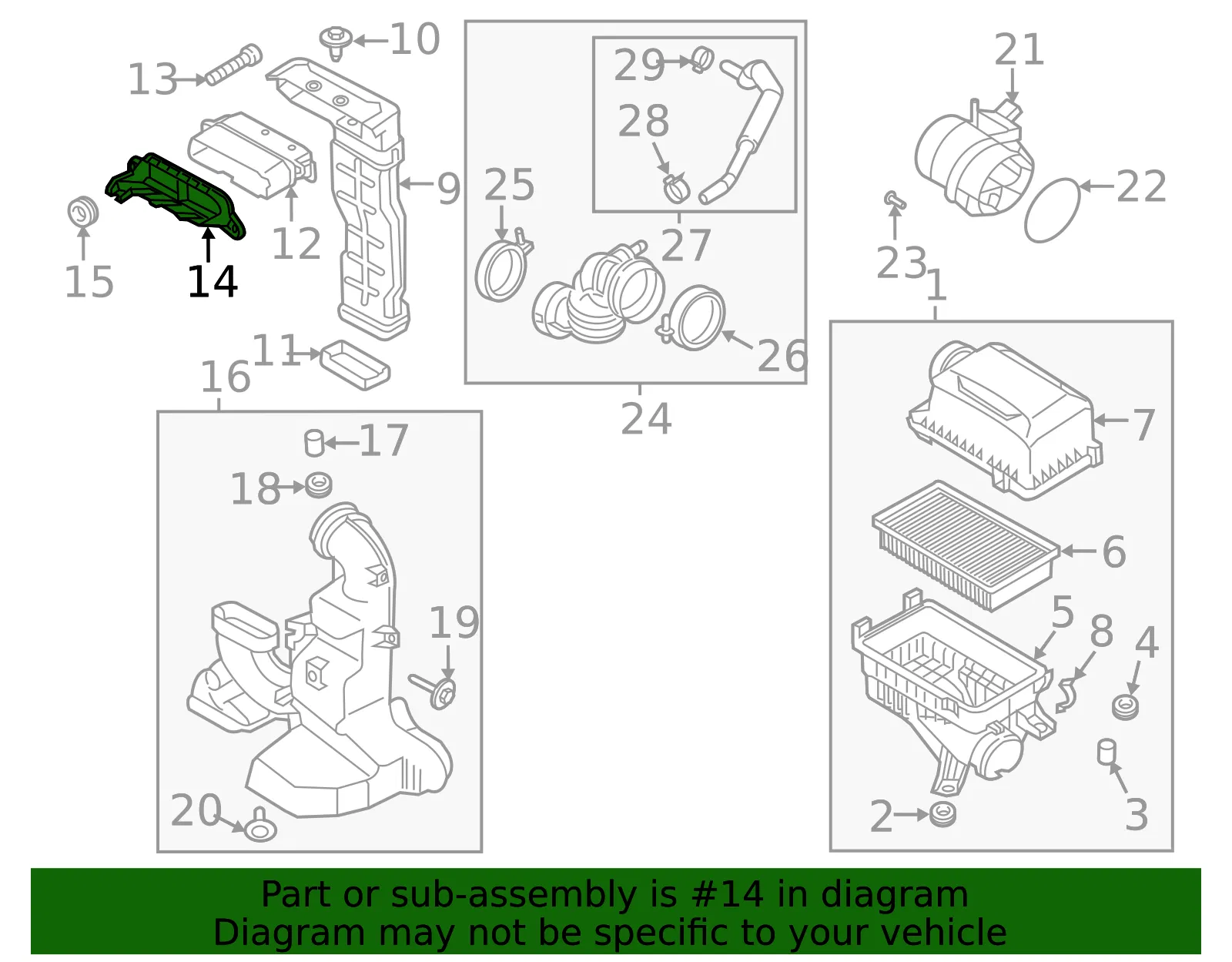 Air Shield - Kia (28213-H9100) - view 2