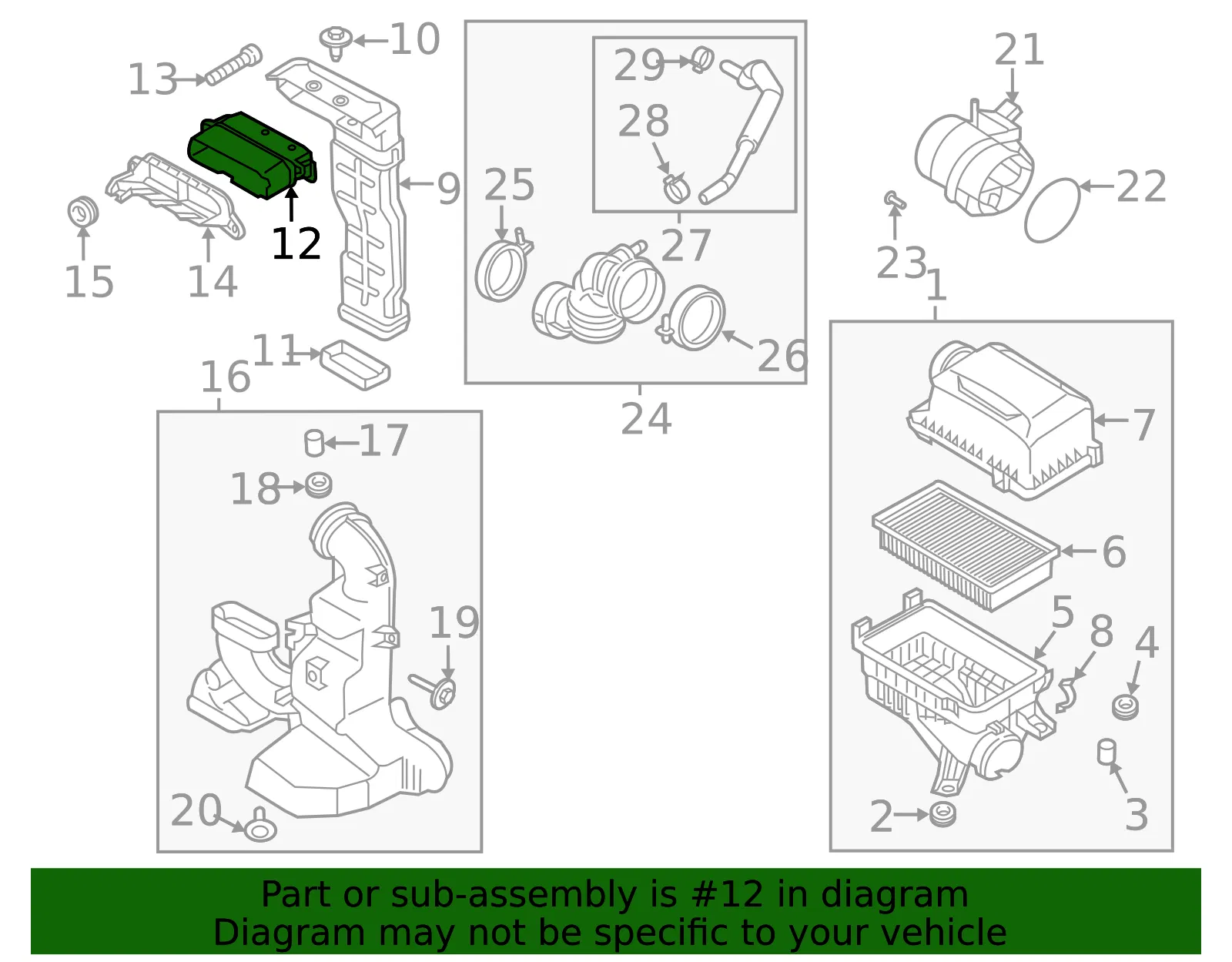 Shield - Kia (28220-H9100) - view 2