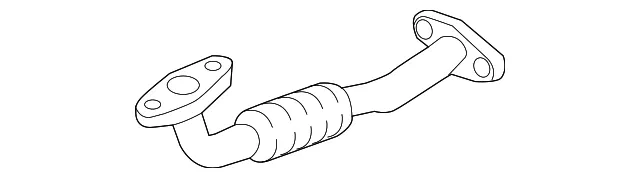 Oil Outlet Tube - Driver's Side (LH) - Kia (28245-3L101)