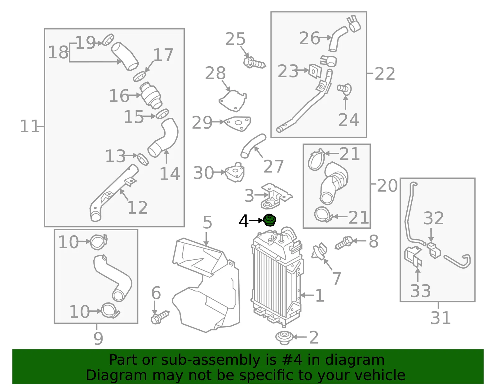 Upper Bracket Upper Insulator - Kia (28295-27060) - view 2