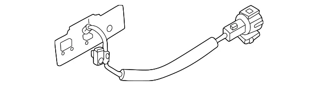 Camera Assembly-Back View - Nissan (28442-9BX1A)