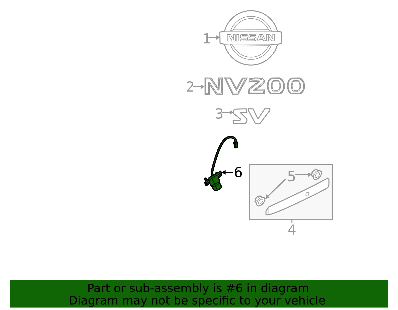 Camera - Nissan (28442-9SJ0A) - view 2