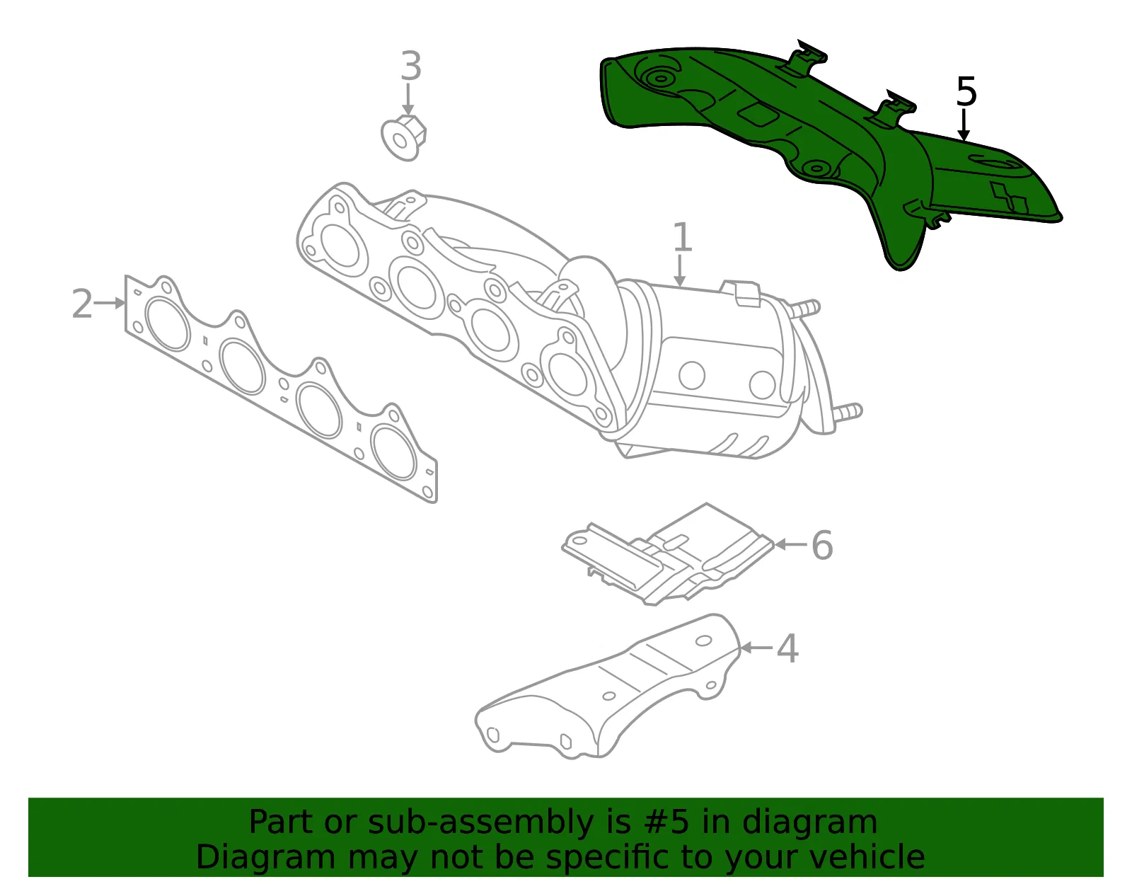 Upper Shield - Kia (28525-2B600) - view 3