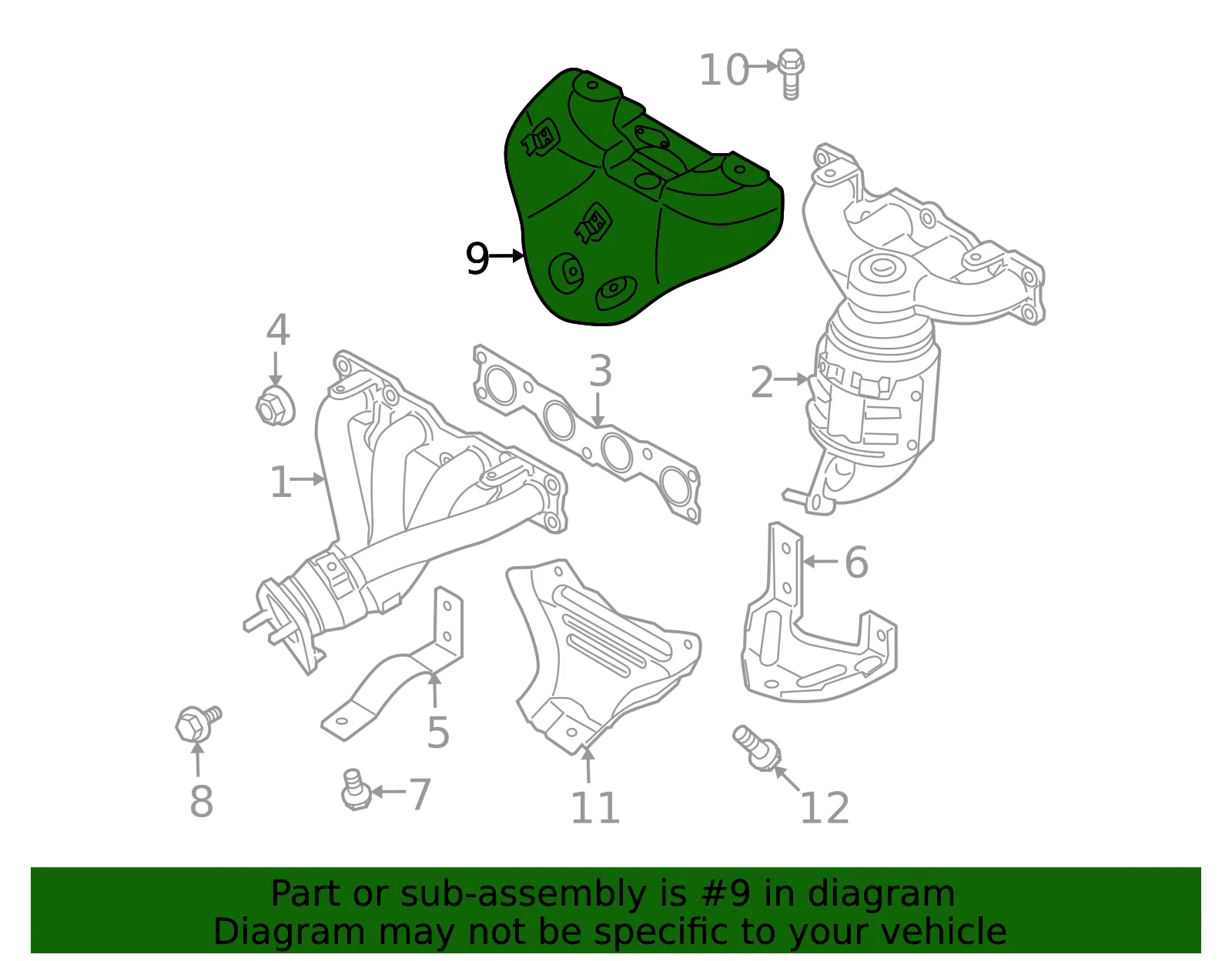 Upper Shield - Kia (28525-2G020) - view 2