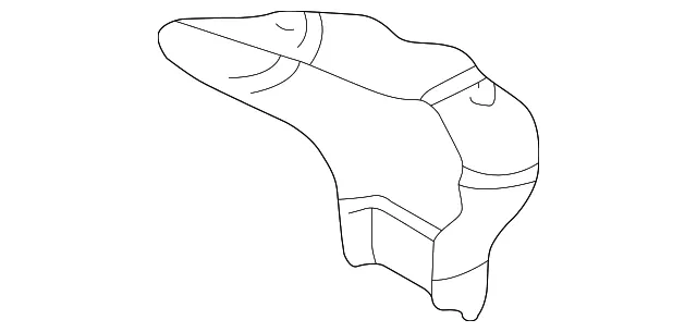 Protector Heat Left-Hand - Driver's Side (LH) - Kia (28525-37153-DS)