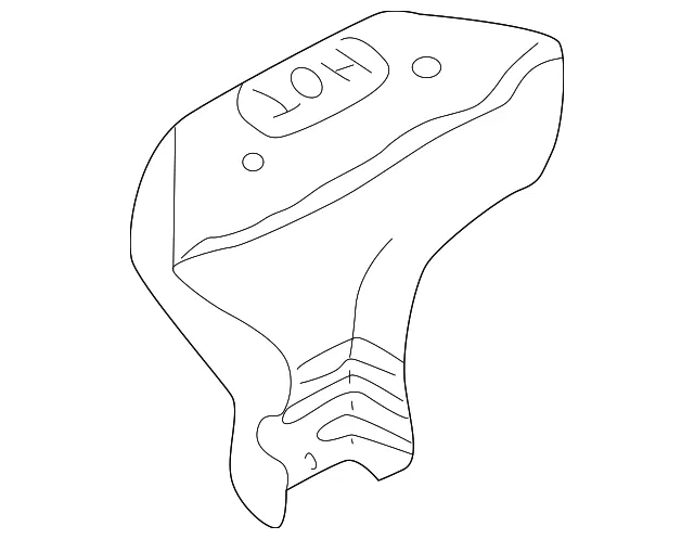 Protector - Passenger Side (RH) - Kia (28525-39655)