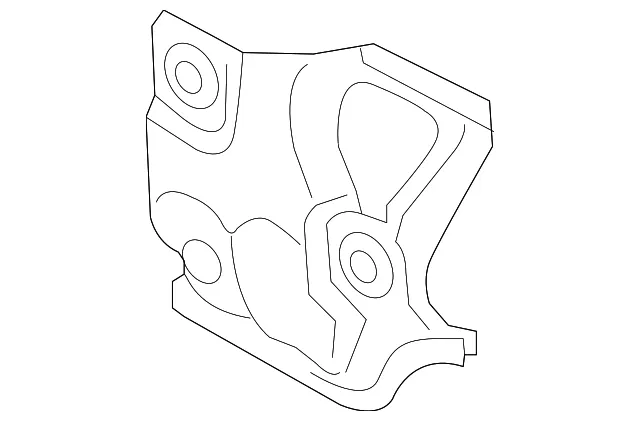 Heat Shield - Driver's Side (LH) - Kia (28525-3L120)