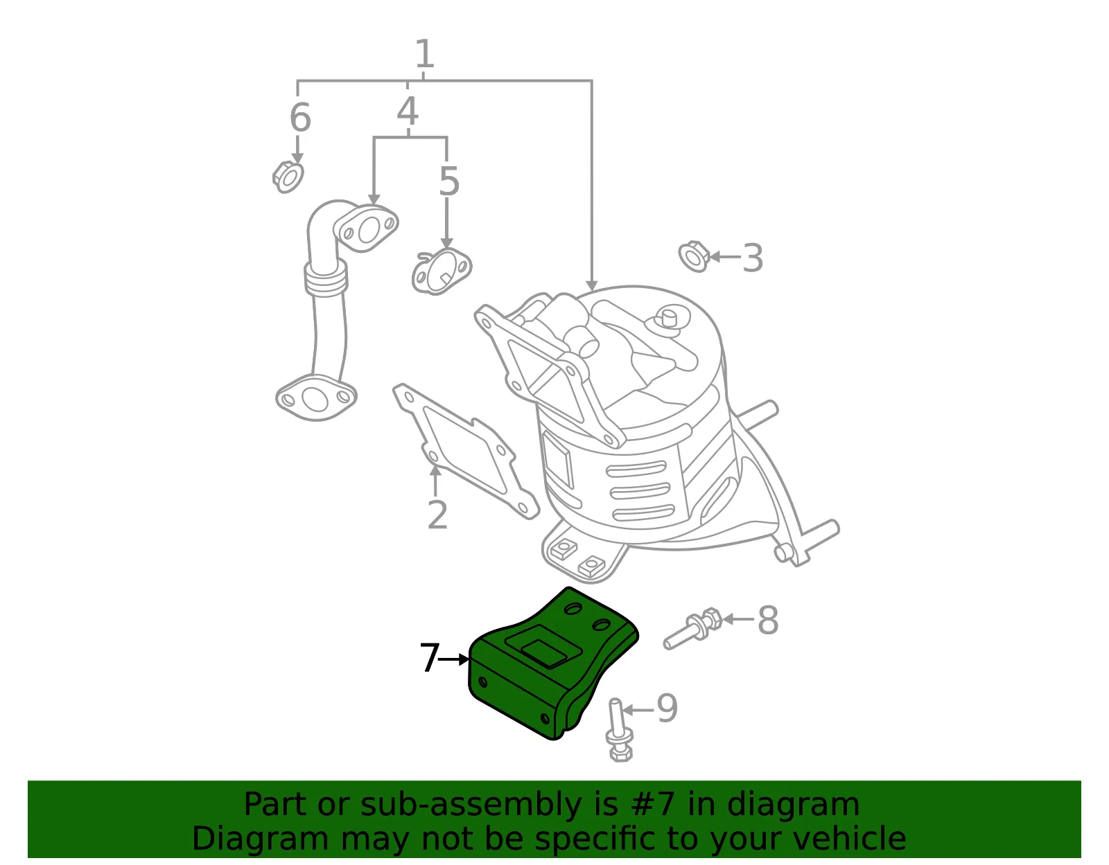 Bracket - Kia (28527-2SAC0) - view 2
