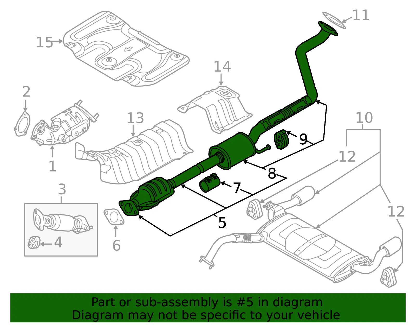 Pipe Assembly - Kia (28600-B0750) - view 2
