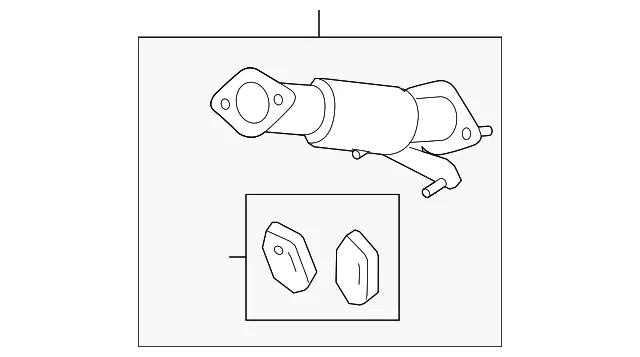 Front Pipe - Kia (28610-1U300)