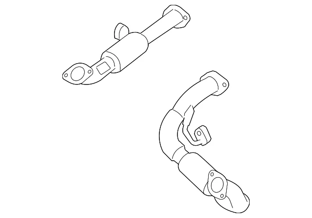 Front Pipe - Passenger Side (RH) - Kia (28610-2J250)
