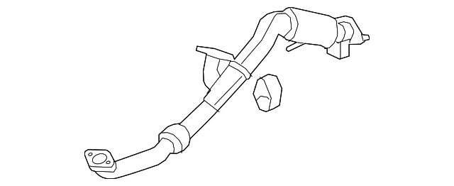 Front Pipe - Kia (28610-2W130)