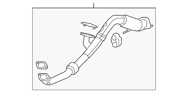 Front Pipe - Kia (28610-C6250)
