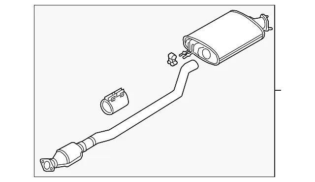 Front Pipe - Kia (28610-C6300)