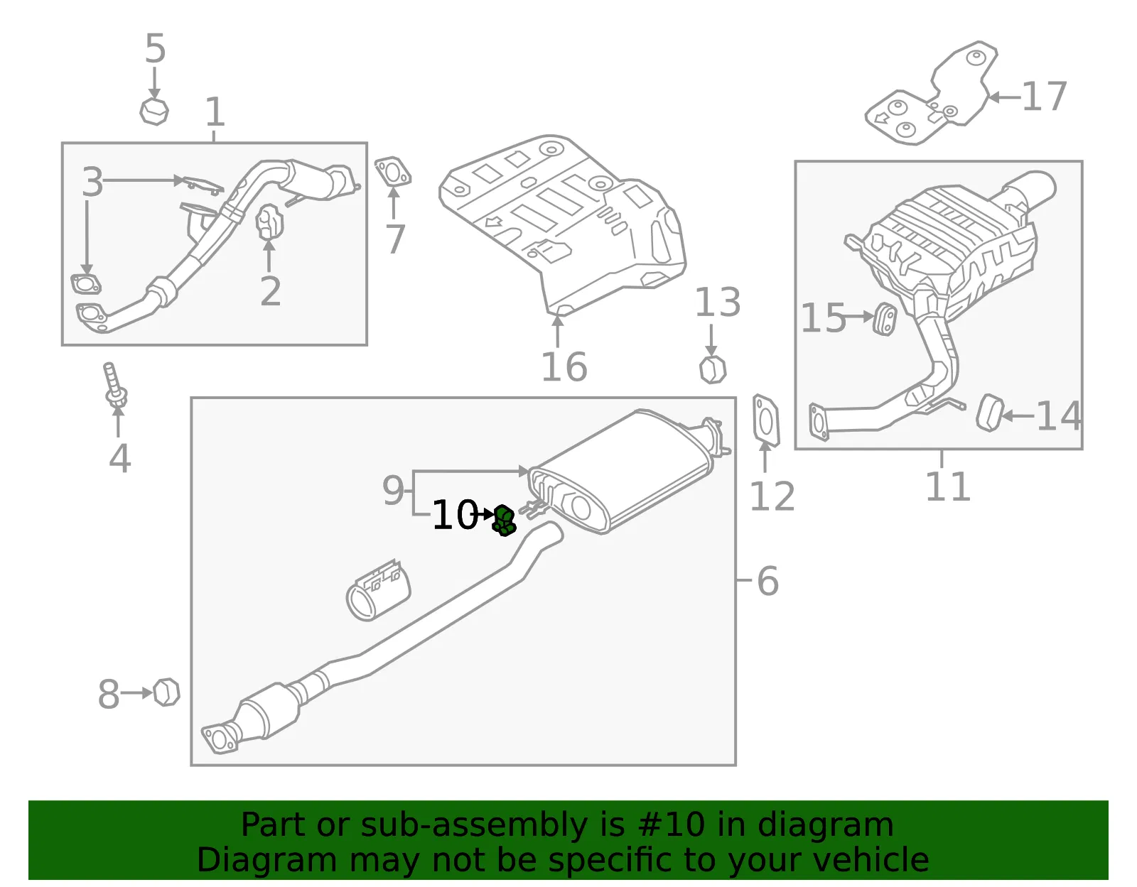 Clamp - Kia (28641-C8650) - view 2