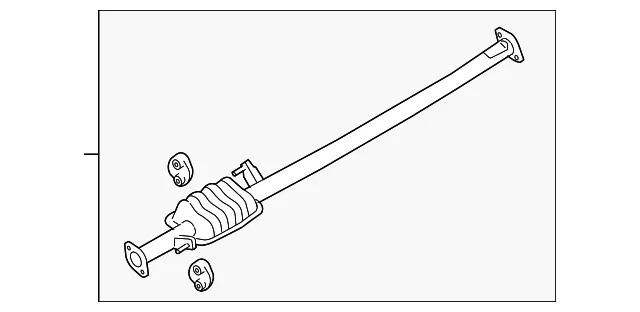 Intermediate Pipe - Kia (28650-1F091)