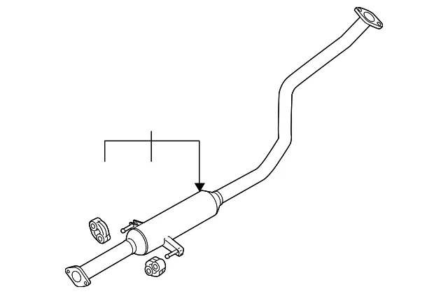 Intermediate Pipe - Kia (28650-2F990)