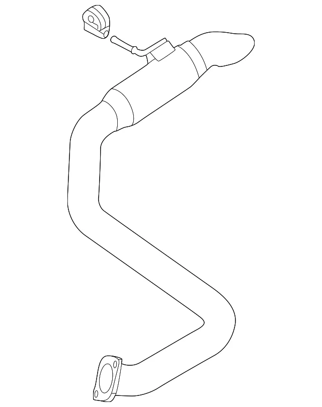 Rear Pipe - Kia (28710-R0100)