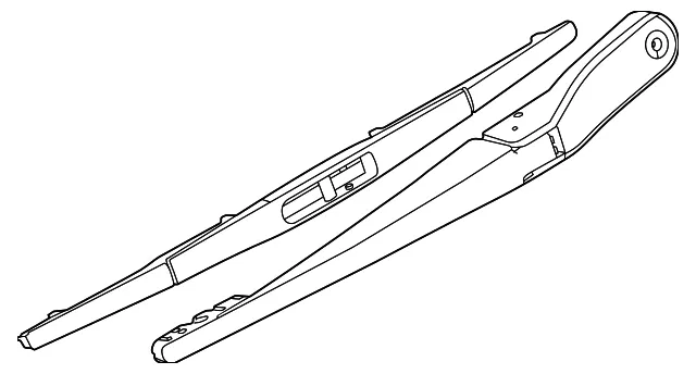 Wiper Arm Assembly - Nissan (28780-7JA0A)