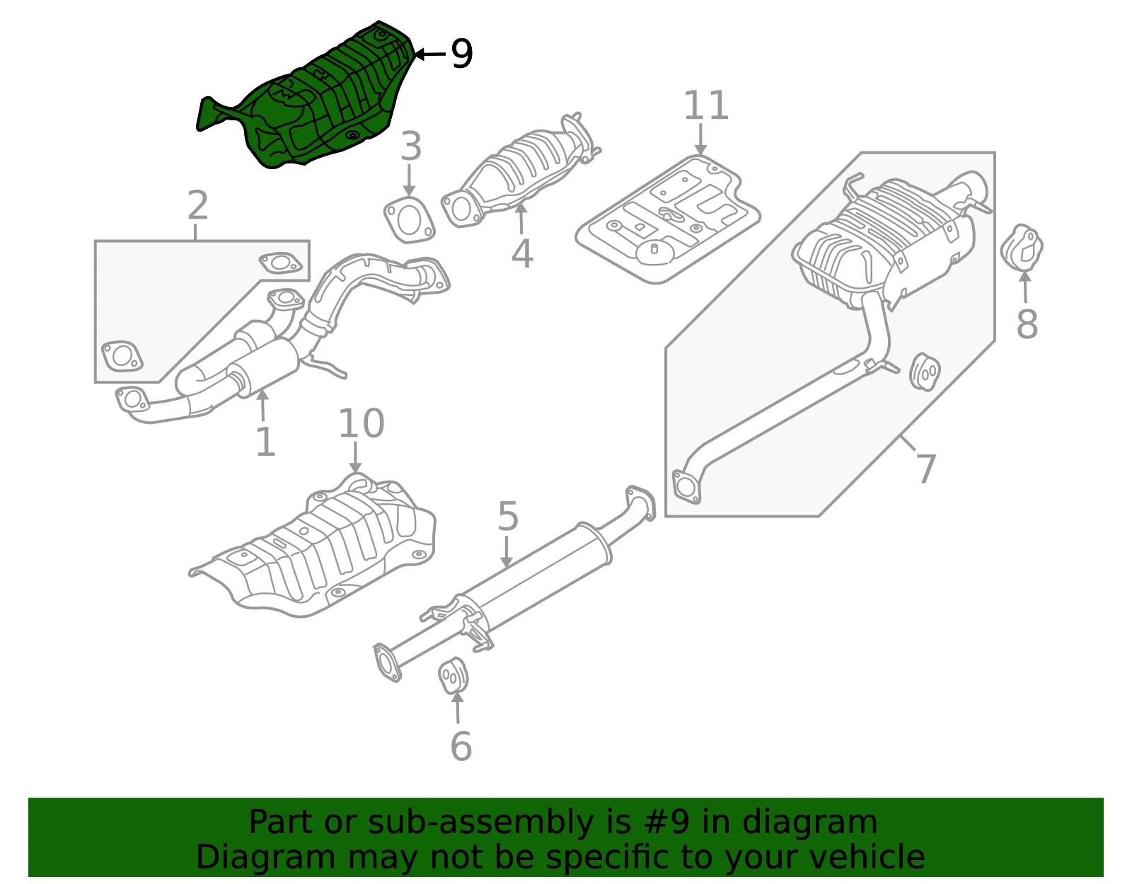 Front Shield - Kia (28791-1D000) - view 2