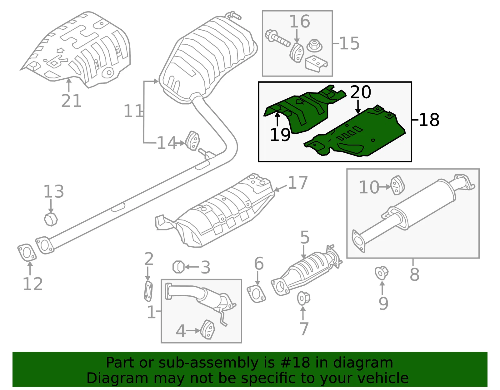 Center Shield - Kia (28793-3S100) - view 2