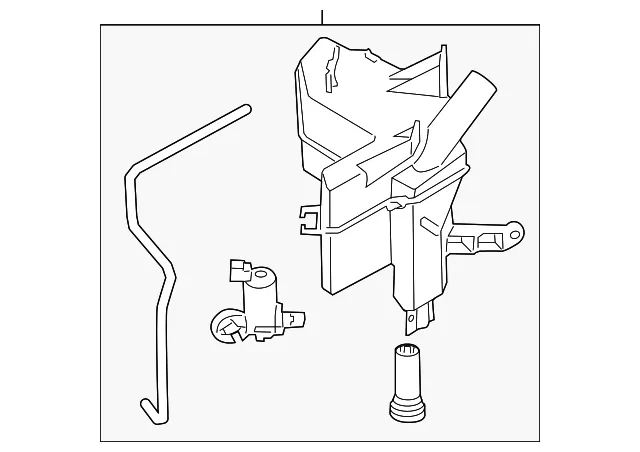 Washer Reservoir - Nissan (28910-1GR0A)