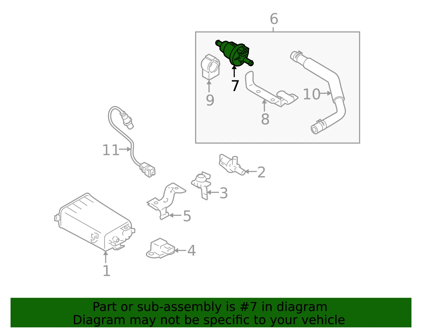 Purge Control Valve - Kia (28910-26900) - view 2