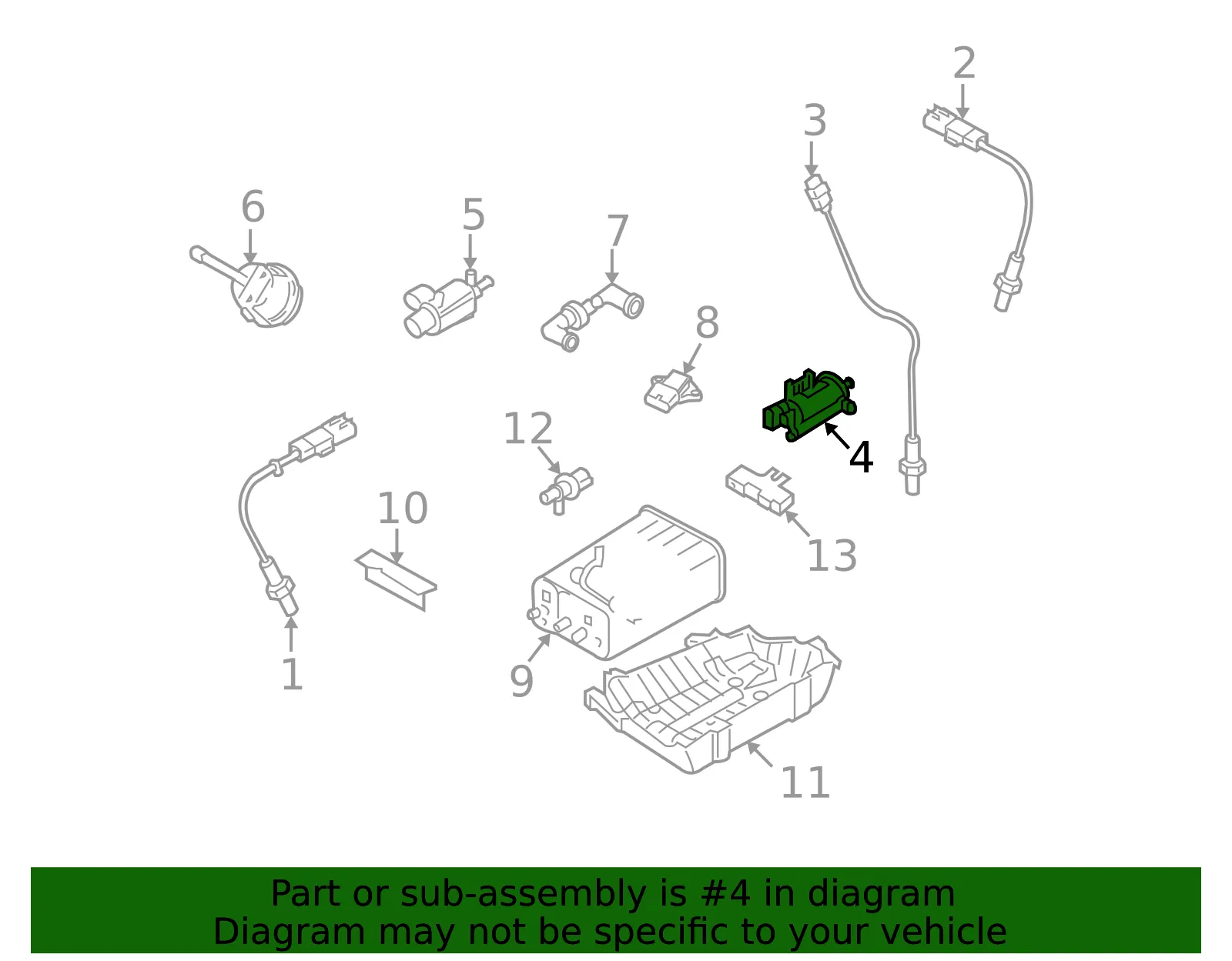Purge Control Valve - Kia (28910-3C100) - view 2