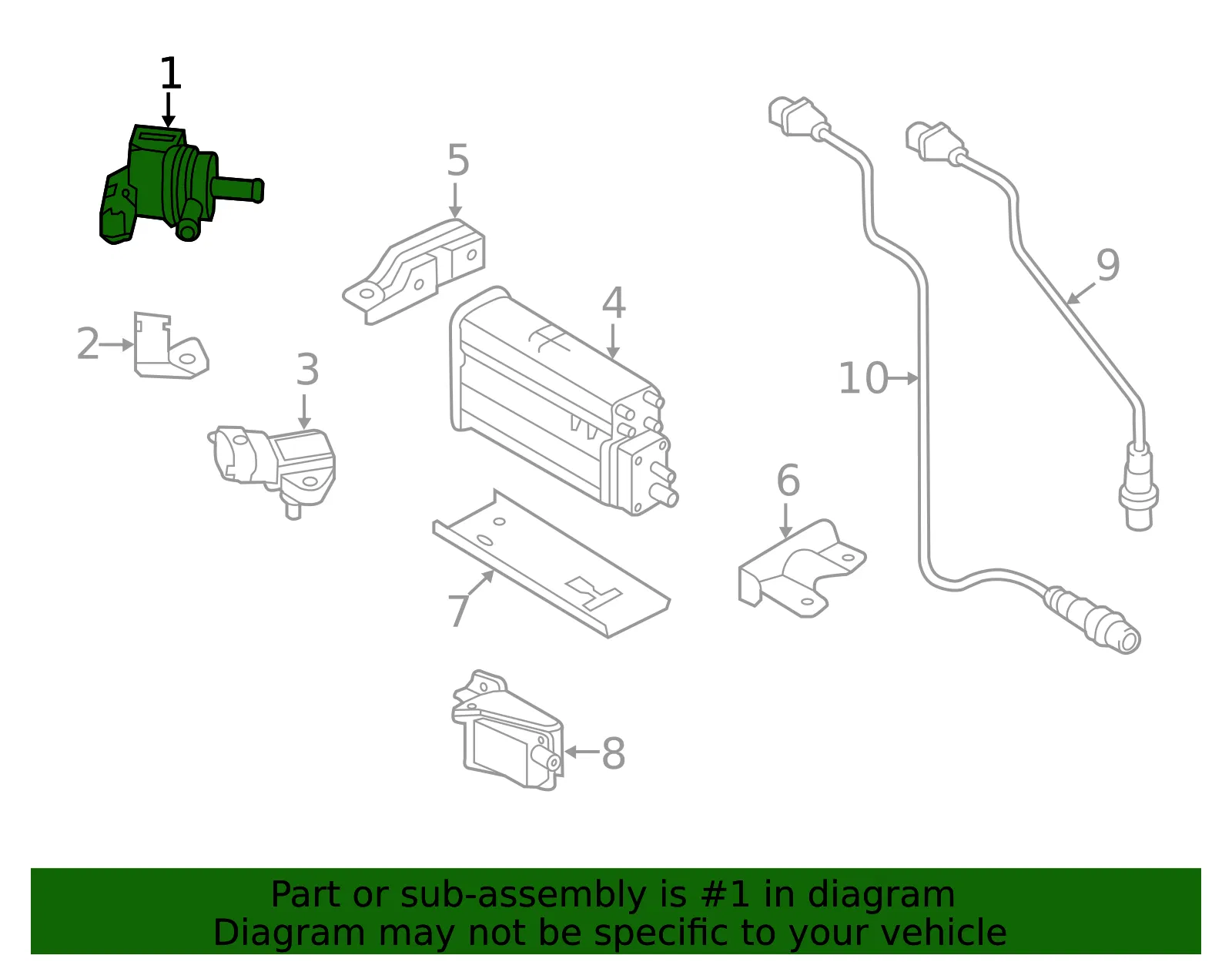 Purge Valve - Kia (28910-3L000) - view 2