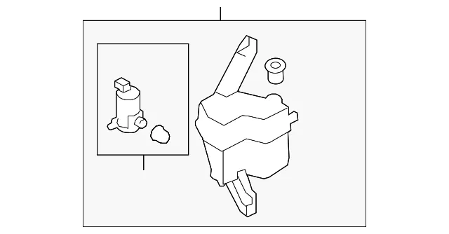 Washer Fluid Reservoir - Nissan (28910-EL400)