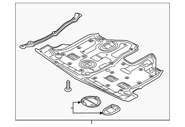 Under-Body Shield - Kia (29110-1U500)