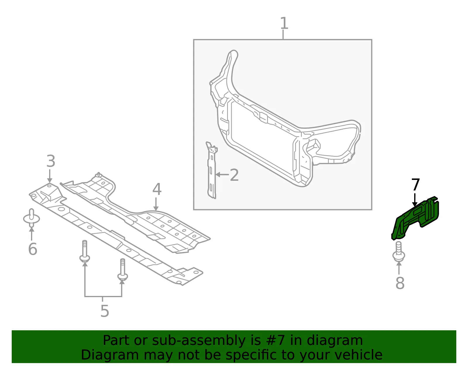 Side Shield - Kia (29110-2G500) - view 2