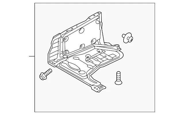 Side Shield - Passenger Side (RH) - Kia (29120-3R600)
